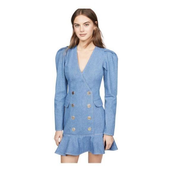 RONY Kobo Cara Denim mini dress size small NWT - Picture 1 of 6